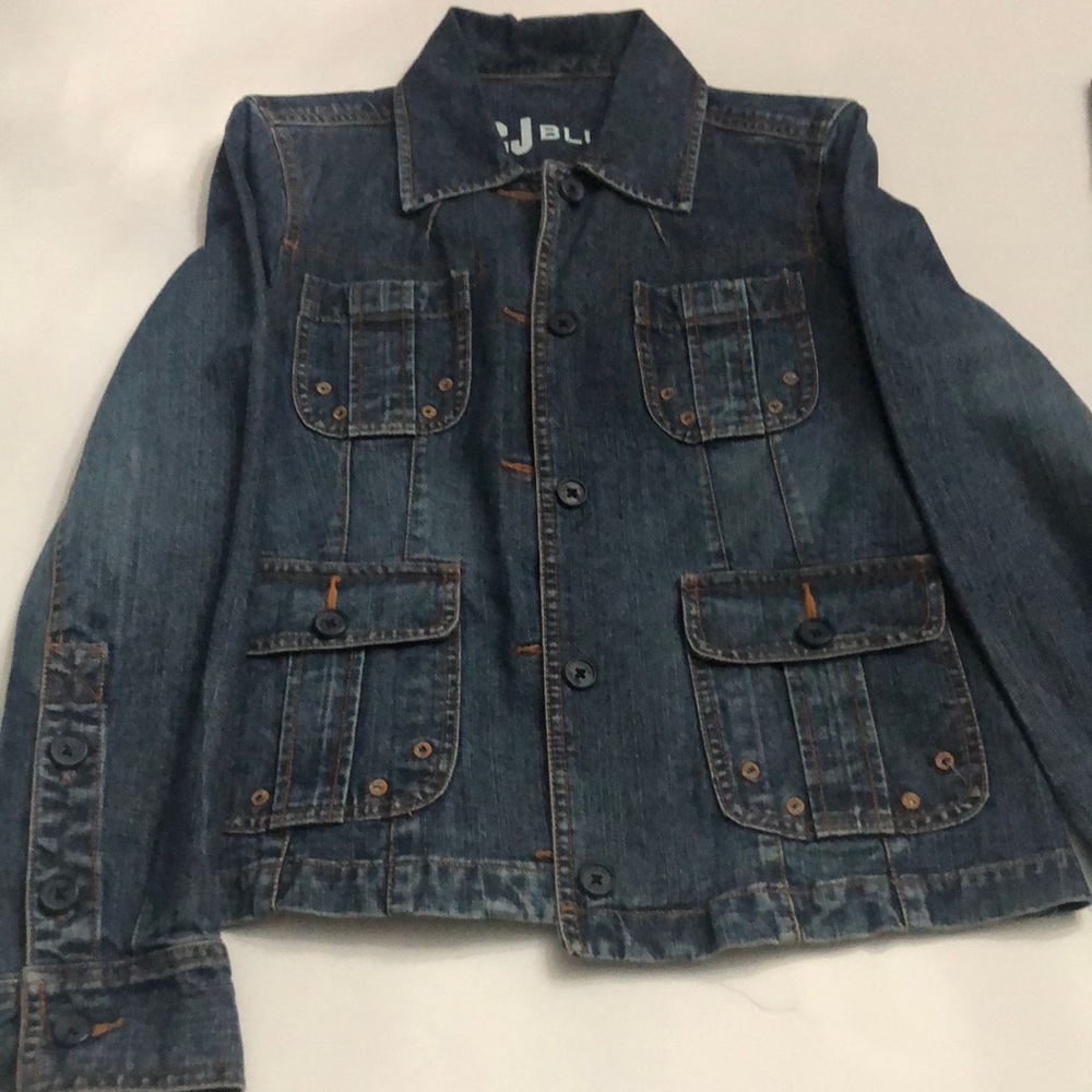 EUC CJ Blue Jean Jacket 100% Cotton